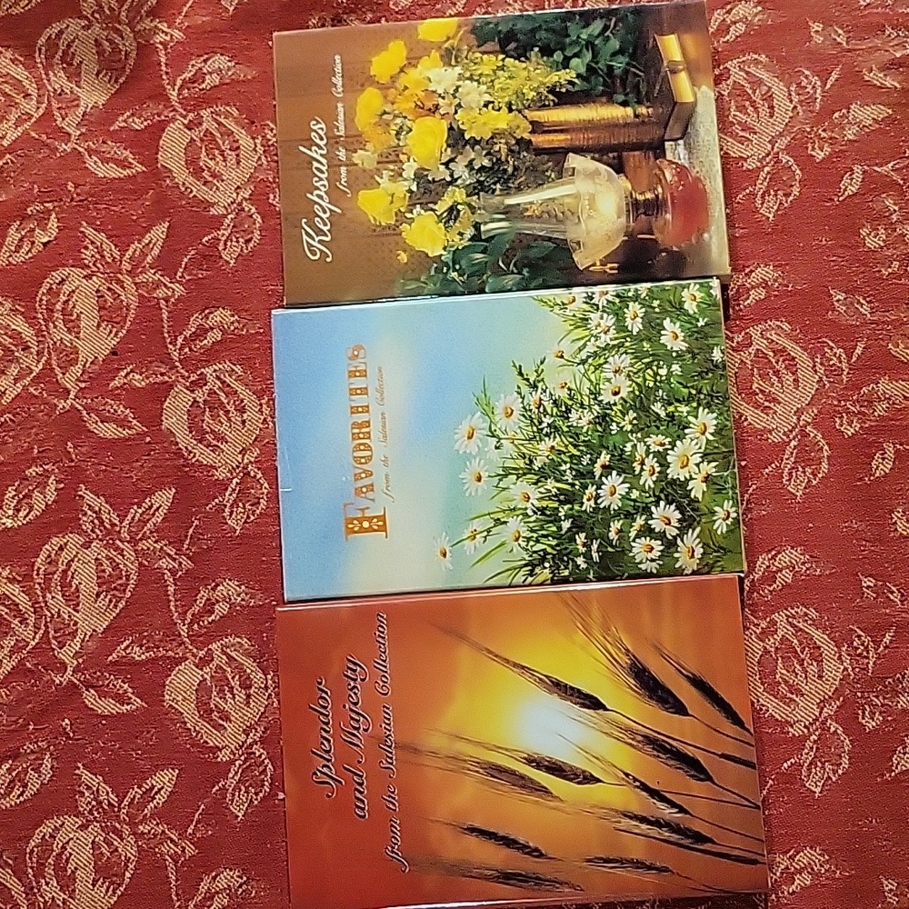 SALESION COLLECTION set of 3 books Splendor & Majesty Favorite Keepsake